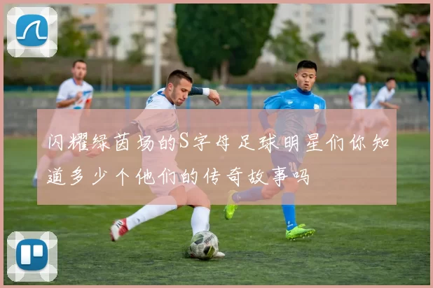 闪耀绿茵场的S字母足球明星们你知道多少个他们的传奇故事吗